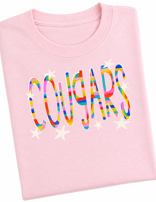 Cougar Tshirt Available in youth or adult!