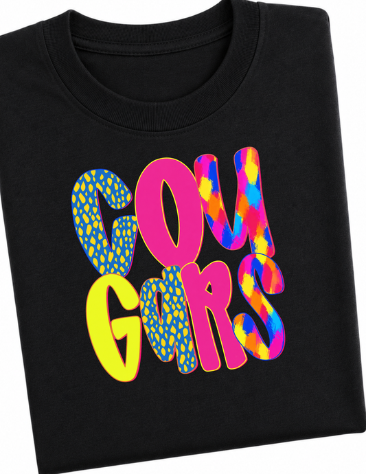 Cougar Tshirt Available in youth or adult!