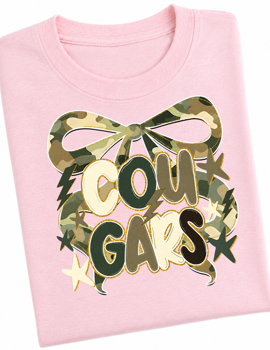 Cougar Tshirt Available in youth or adult!