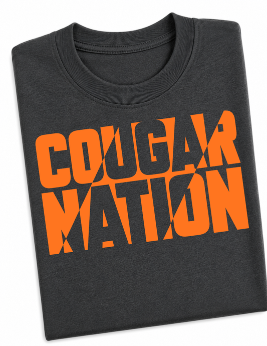 Cougar Tshirt Available in youth or adult!