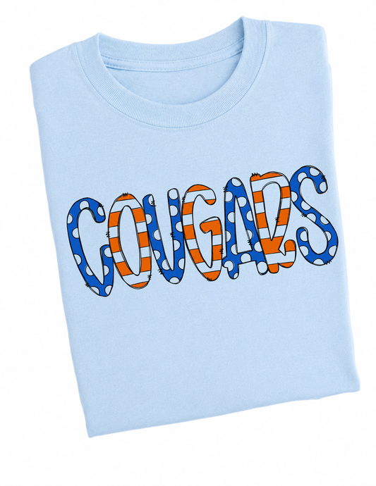 Cougar Tshirt Available in youth or adult!