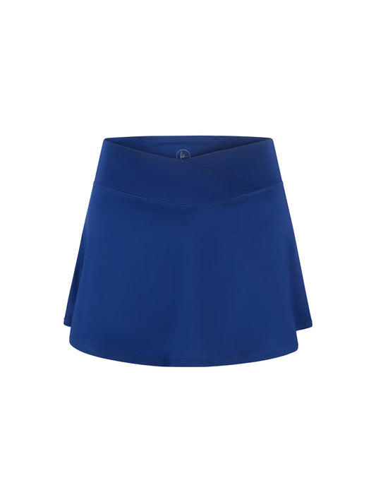 Girls Jersey Crossover Waistband Active Tennis Skort