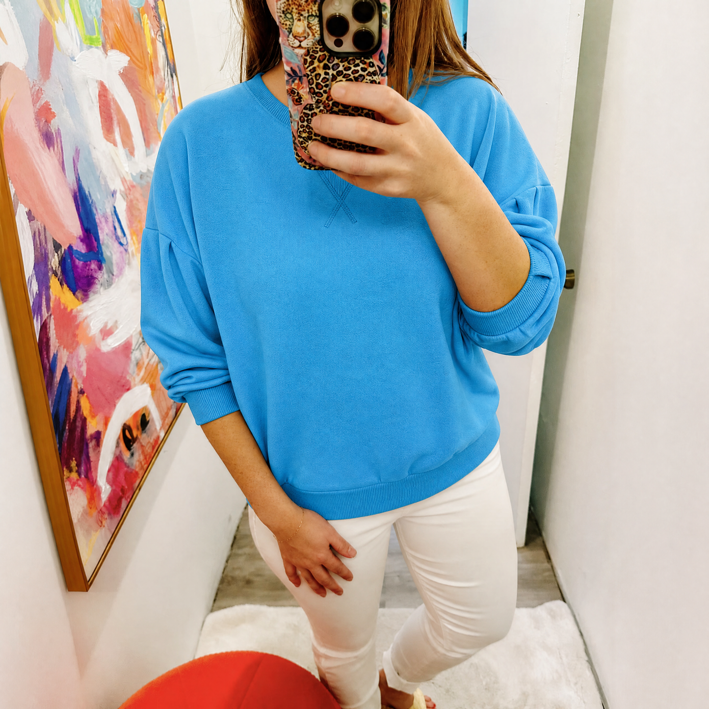Scuba Dolman Sleeve Pullover